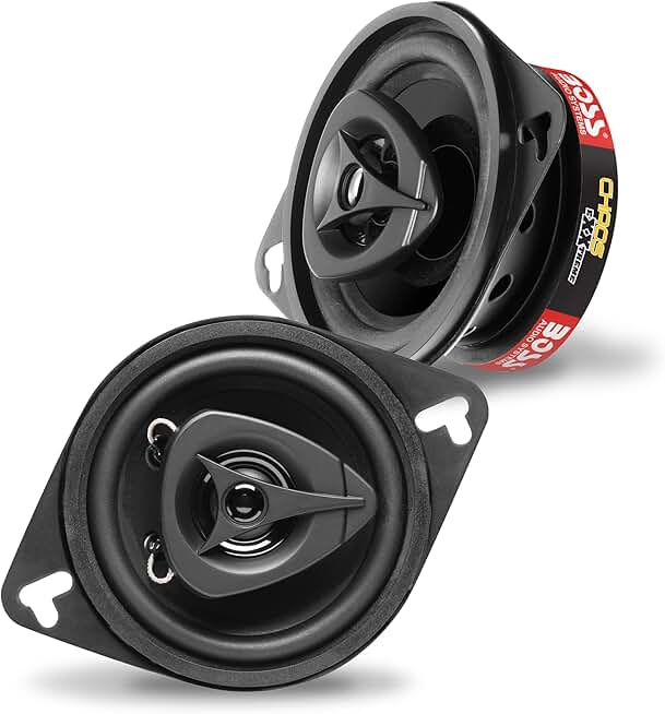 Car Door Speakers, 3.5 Inch, 140W, Coaxial, 2-Way