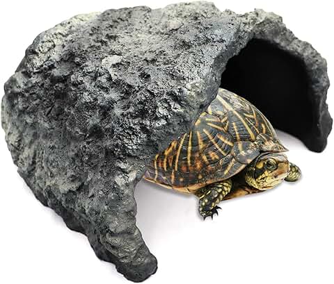 Large Reptile Rock Hide Cave for Aquarium and Habitat