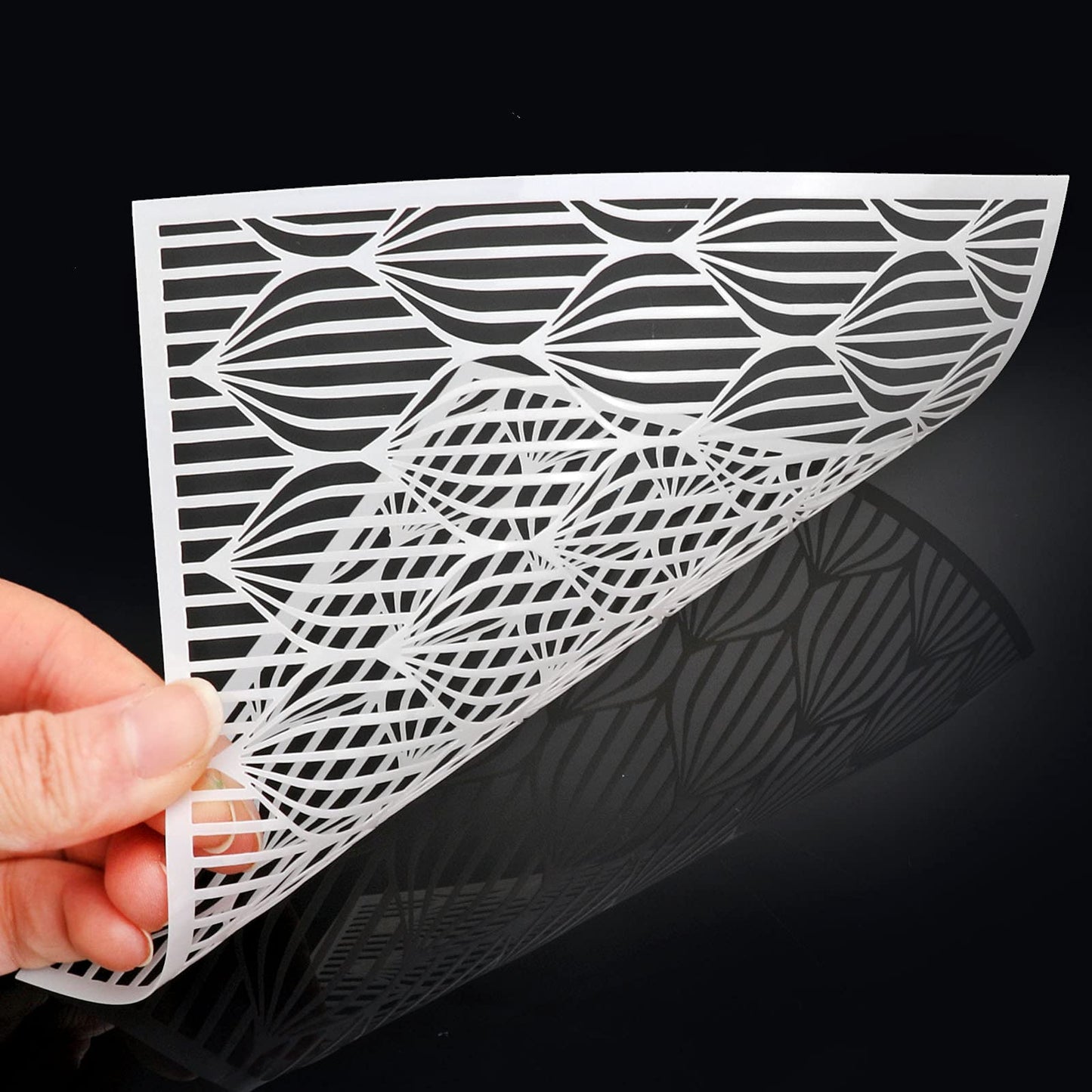 16-Pack 6x6 Inch Geometric Painting Templates