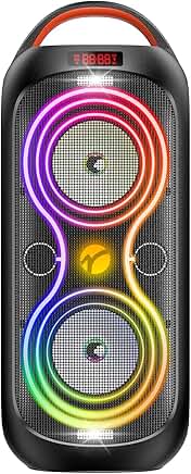 Wireless Bluetooth Party Speaker with LED Lights
