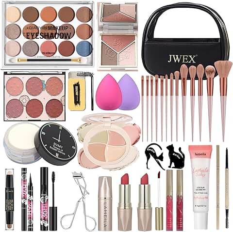 34-Piece Complete Makeup Kit for Women