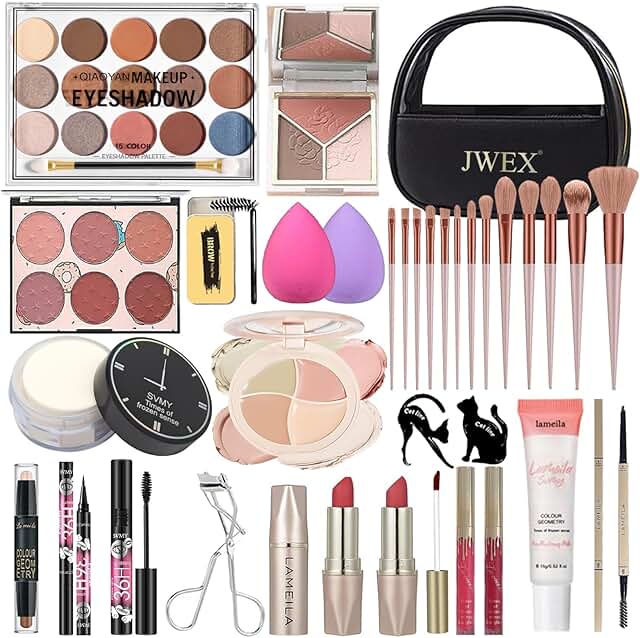 34-Piece Complete Makeup Kit for Women