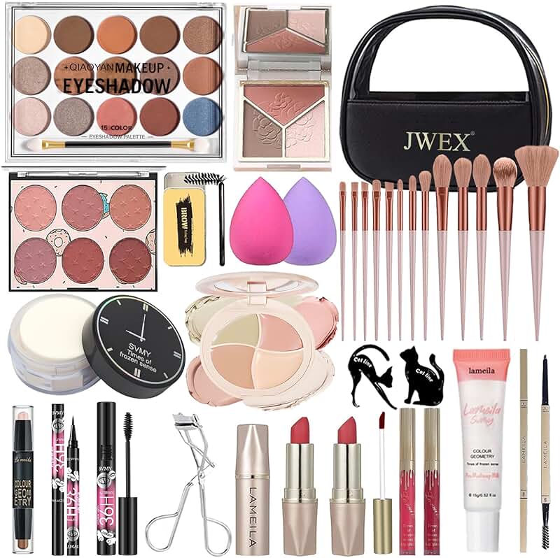 34-Piece Complete Makeup Kit for Women