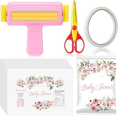 Paper Crimper and Pinking Shears for Crafts and Party Supplies