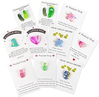 Mini Cute Pocket Hug Cards with Quotes, Gift and Note