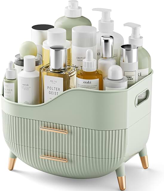 Large Makeup and Skincare Storage Organizer with Drawers