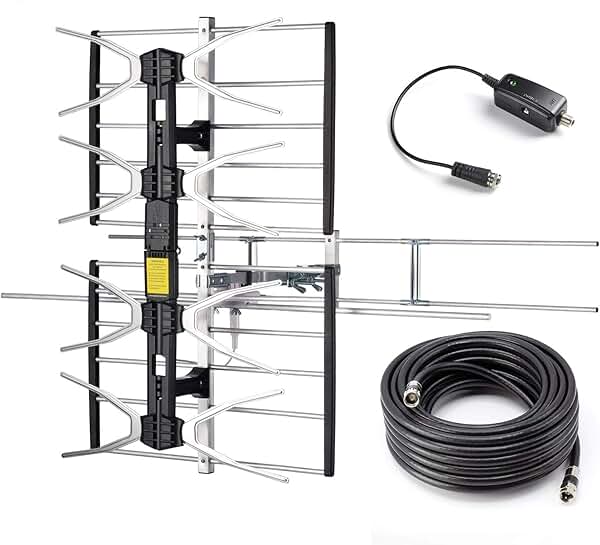 Outdoor Digital HDTV Antenna with 150 Mile Range