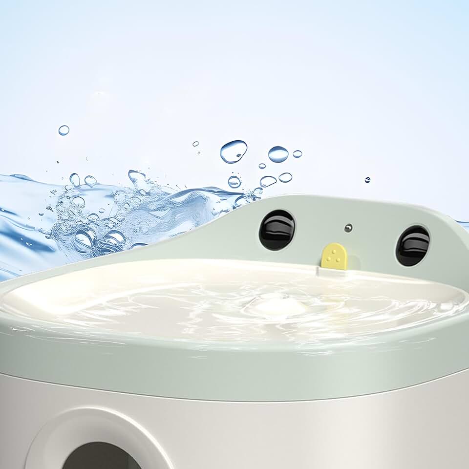 Automatic Cat Water Fountain with Dual Filters