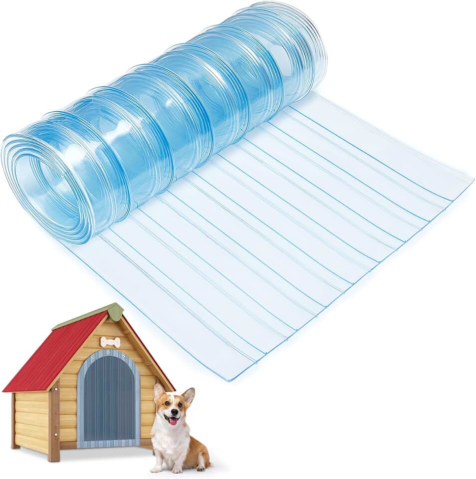 15.7 in x 4.9 ft Dog Door Replacement Flap