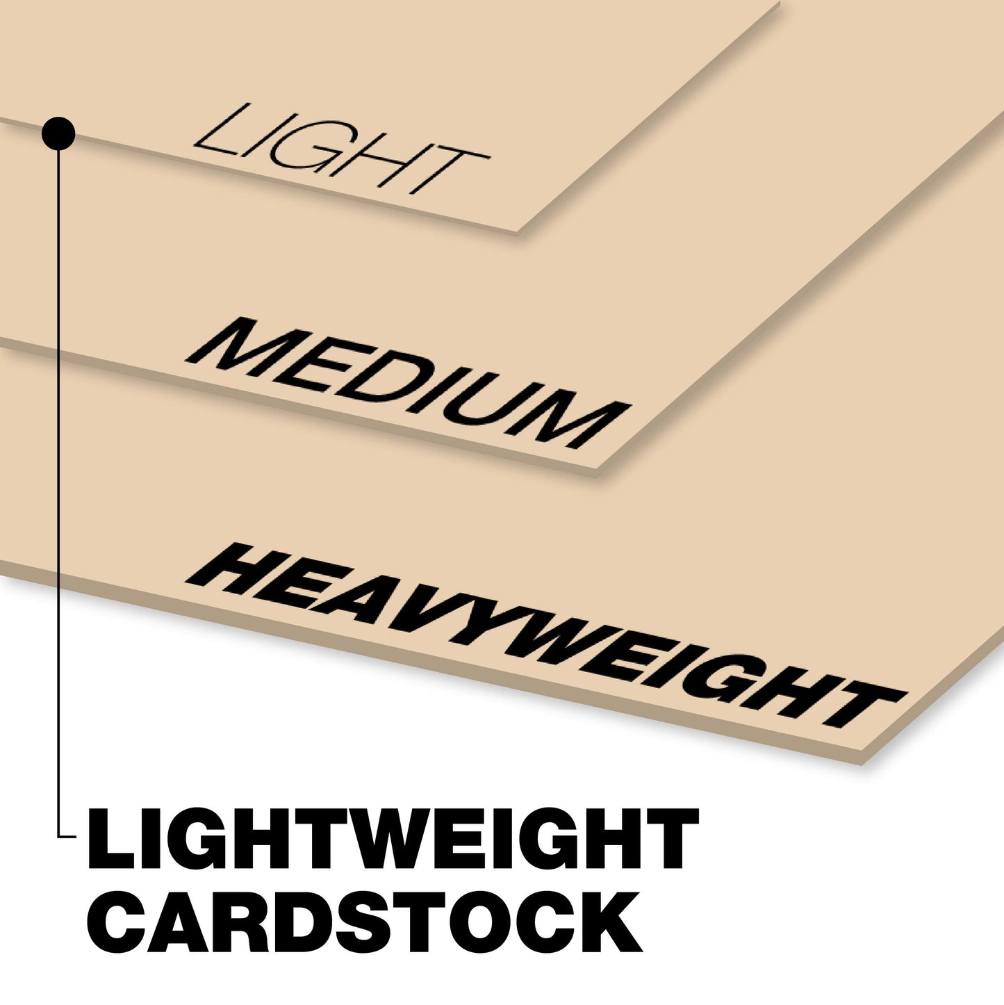 Tan 8.5x11 inch Vellum Cardstock, 250 Sheets