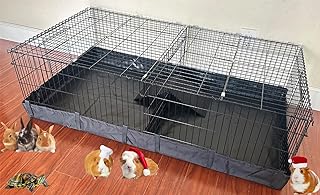 Large Guinea Pig and Small Pet Habitat with Cover