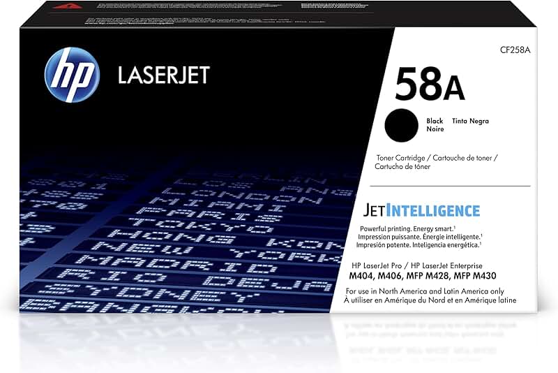 Black toner cartridge for laser printer