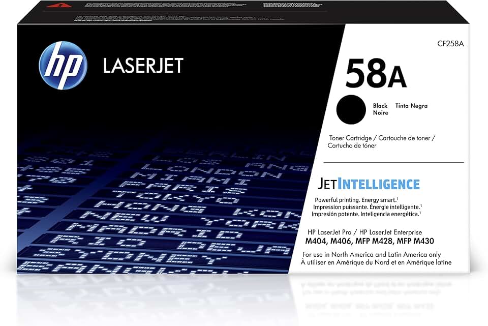 Black toner cartridge for laser printer