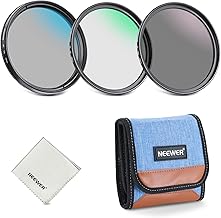 58mm UV, CPL, ND Lens Filter Kit with Storage