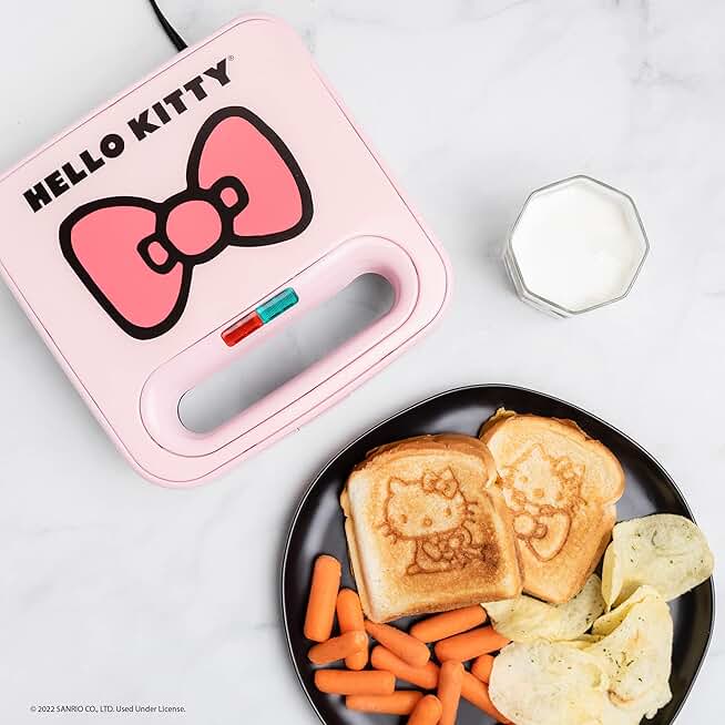 Hello Kitty Grilled Cheese Maker and Indoor Grill