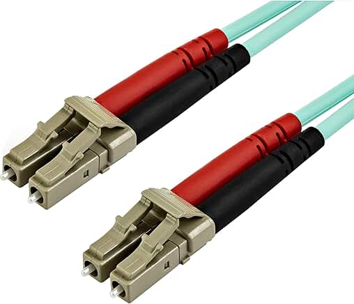 15m LC/UPC to LC/UPC OM3 Multimode Fiber Optic Cable