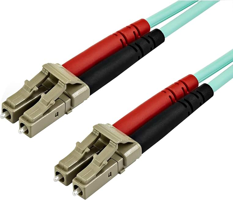 15m LC/UPC to LC/UPC OM3 Multimode Fiber Optic Cable