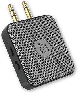 Wireless Bluetooth Audio Adapter with Dual 3.5mm Plug