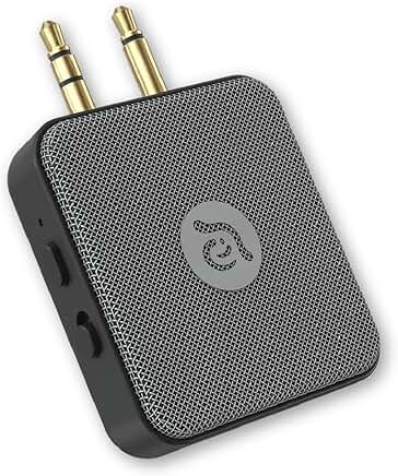 Wireless Bluetooth Audio Adapter with Dual 3.5mm Plug