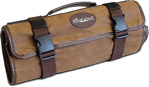 Portable Waxed Canvas Gun Cleaning Mat with Handle