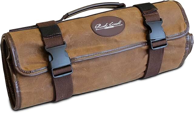 Portable Waxed Canvas Gun Cleaning Mat with Handle