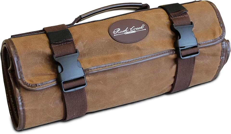 Portable Waxed Canvas Gun Cleaning Mat with Handle