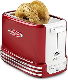 Retro 2-Slice Toaster with Crumb Tray and Cord Storage