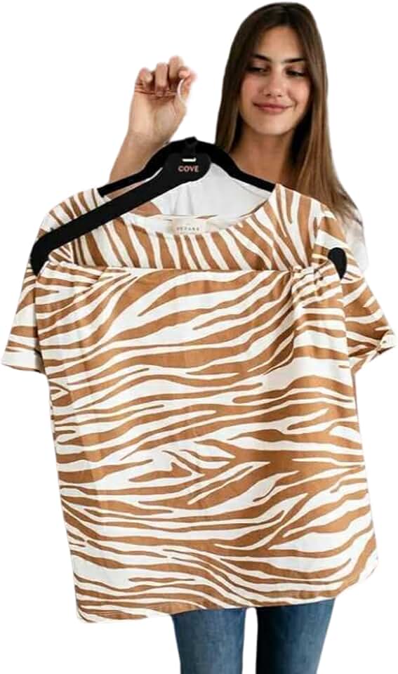 Set of 5 long garment hangers for closet organization