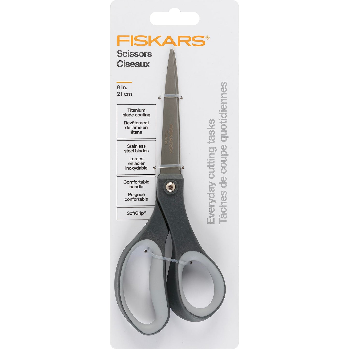 TitaniumTouch Softgrip Scissors 8"