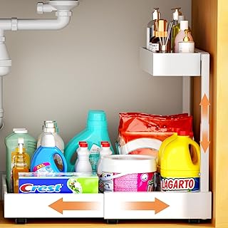 Expandable Two-Tier Under Sink Organizer