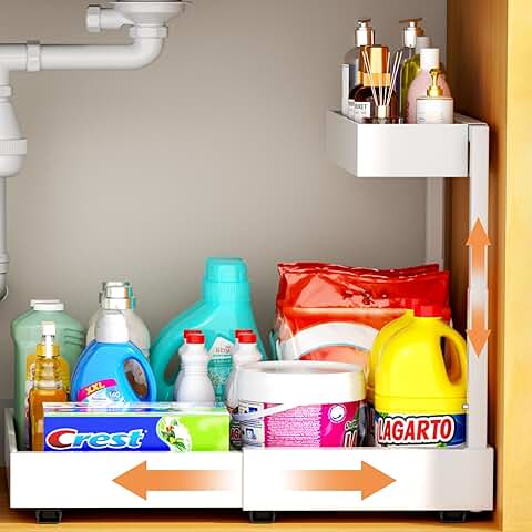Expandable Two-Tier Under Sink Organizer