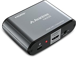 HDMI ARC Audio Extractor with Passthrough and Multiple Outputs