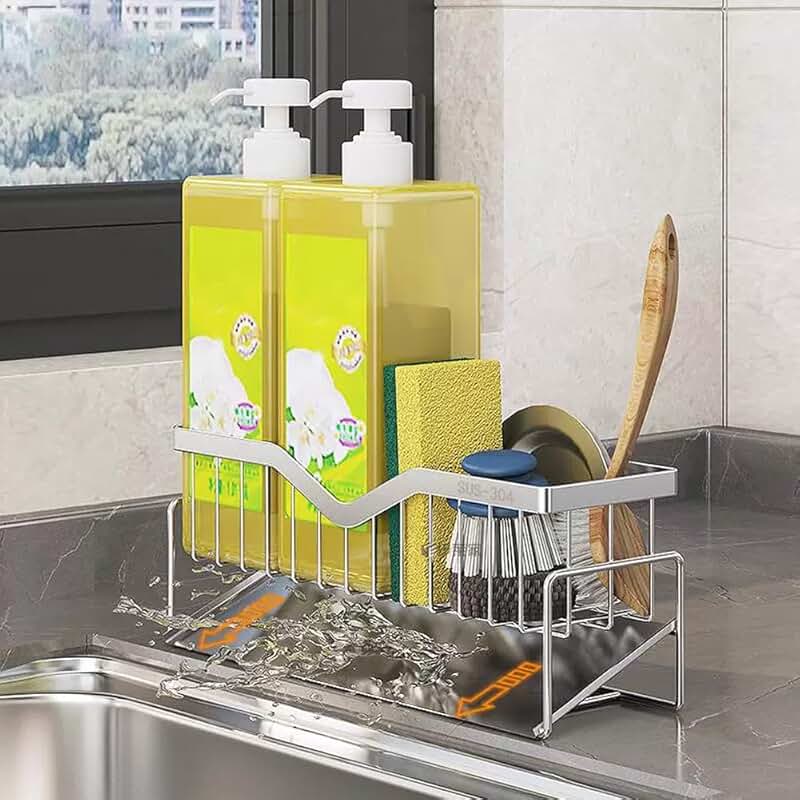 Pull Out Under Sink Organizer with 2 Tiers