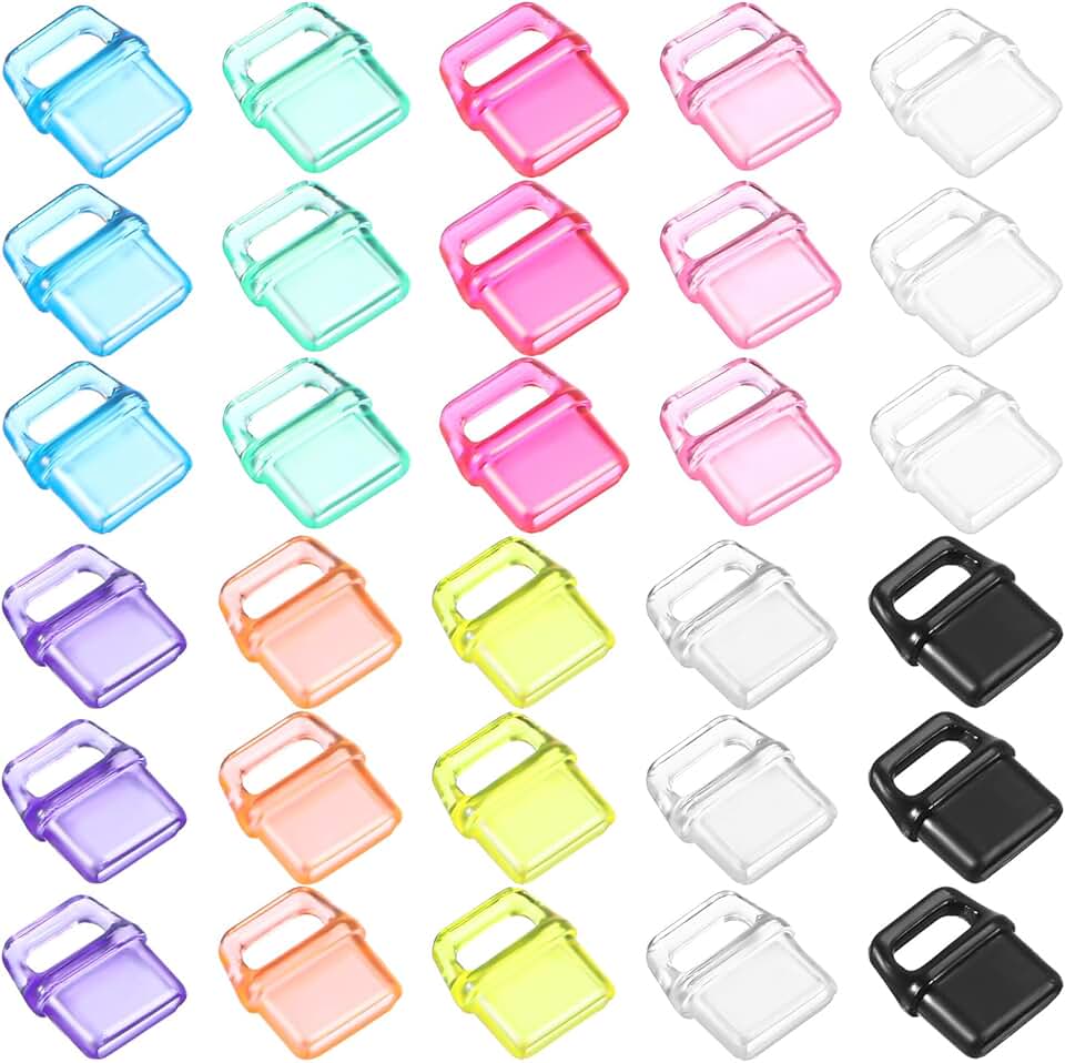 30-Pack Colorful USB C Dust Plugs for Devices
