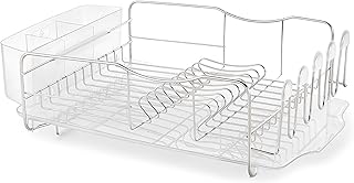3-Piece Stainless Steel Dish Rack for Kitchen Counter
