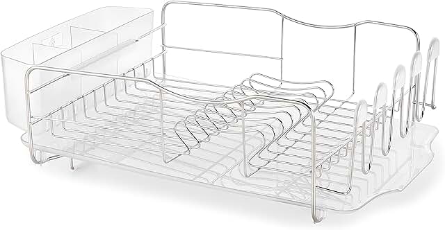 3-Piece Stainless Steel Dish Rack for Kitchen Counter