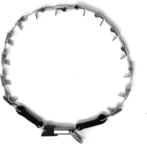 Stainless Steel Prong Dog Training Collar 24 inches