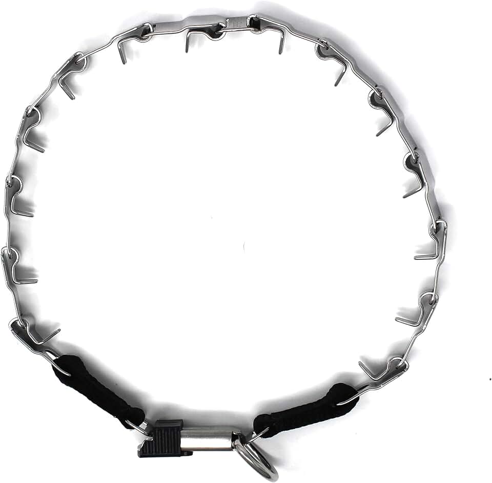 Stainless Steel Prong Dog Training Collar 24 inches