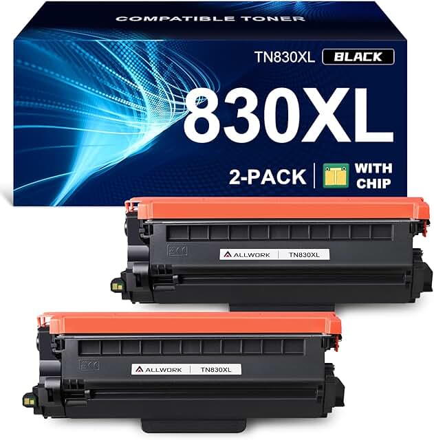 Black toner cartridge for compatible printers