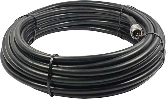 50-foot ultra low-loss coax cable with N-male connectors