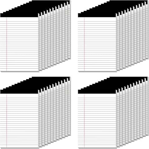 5" x 8" Legal Note Pads, 48 Pack, 30 Sheets