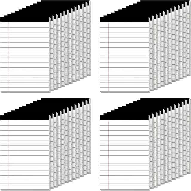 5" x 8" Legal Note Pads, 48 Pack, 30 Sheets