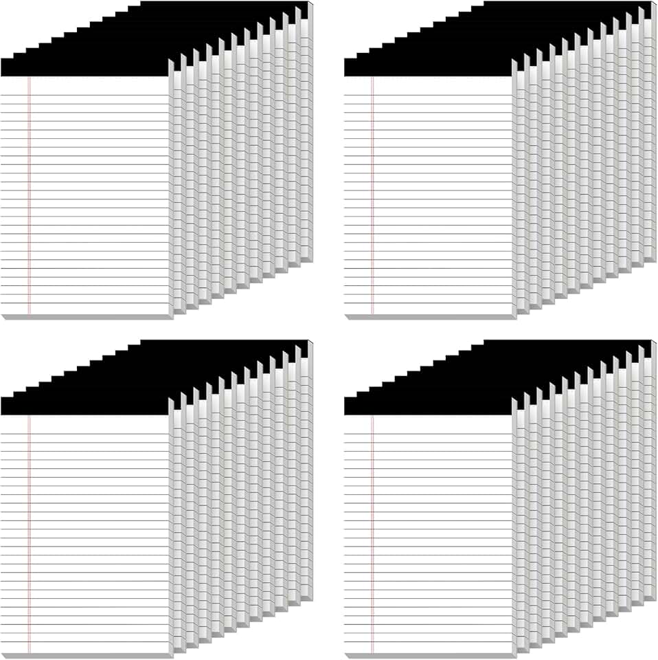 5" x 8" Legal Note Pads, 48 Pack, 30 Sheets