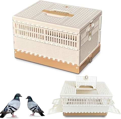 Folding Bird Cage for Pigeons and Small Animals