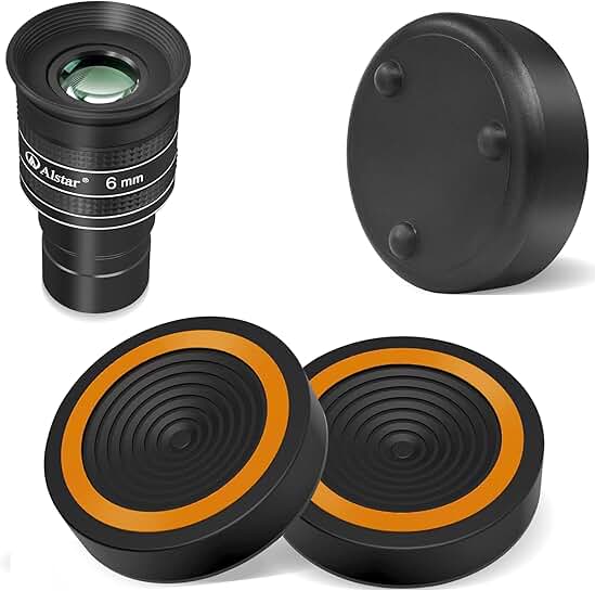 1.25-inch 58° 6mm Telescope Eyepiece with Anti-Vibration Pads
