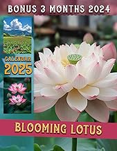 2025 Lotus Calendar with Serene Images for Mindful Planning
