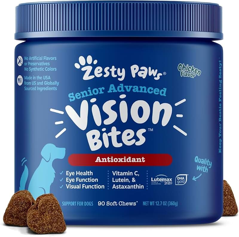 Eye Support Chews for Dogs with Antioxidants