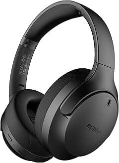 Over Ear Bluetooth Headphones with Mic and Low Latency