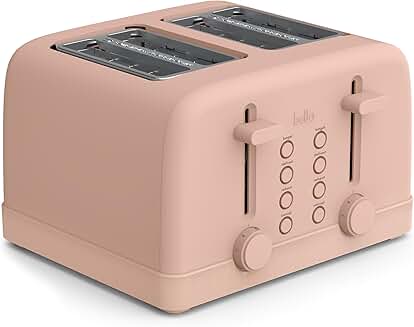 4-Slice Toaster with Shade Control and Removable Crumb Tray