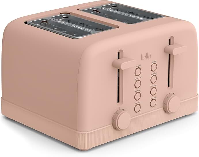 4-Slice Toaster with Shade Control and Removable Crumb Tray
